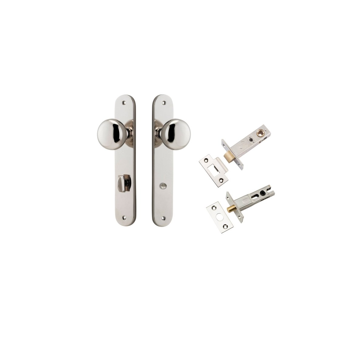 Cambridge Knob - Oval Backplate - Entry - Point - 14334KPRIV60 - Iver
