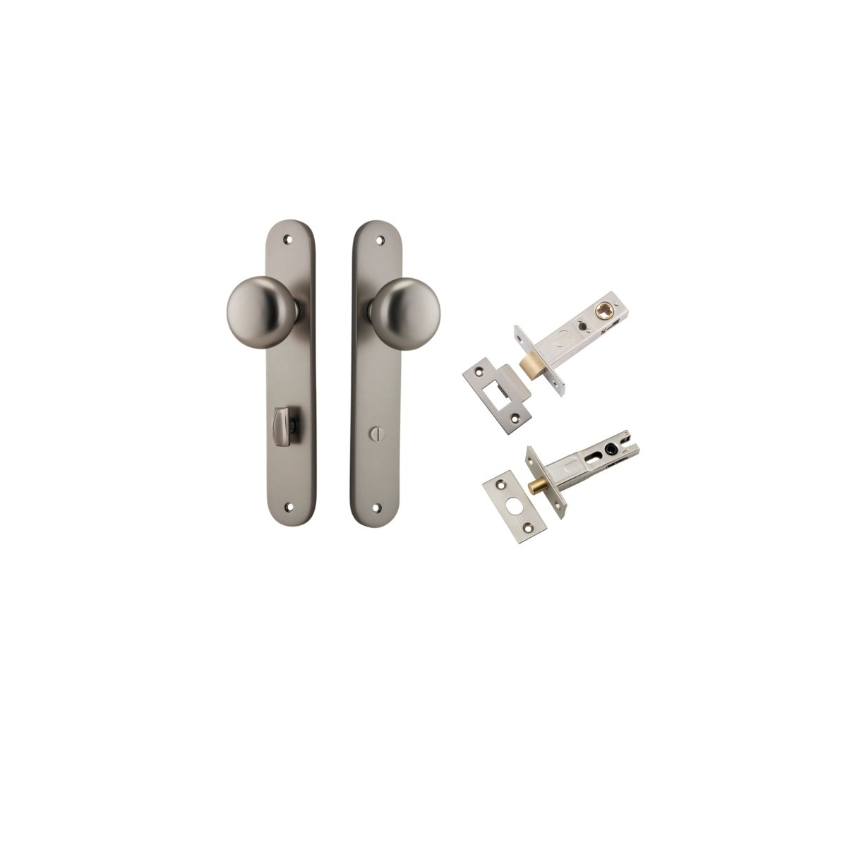 Cambridge Knob - Oval Backplate - Entry - Point - 14834KPRIV60 - Iver