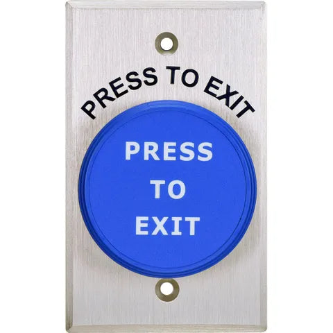 Push Button 'Press To Exit' By Lockton