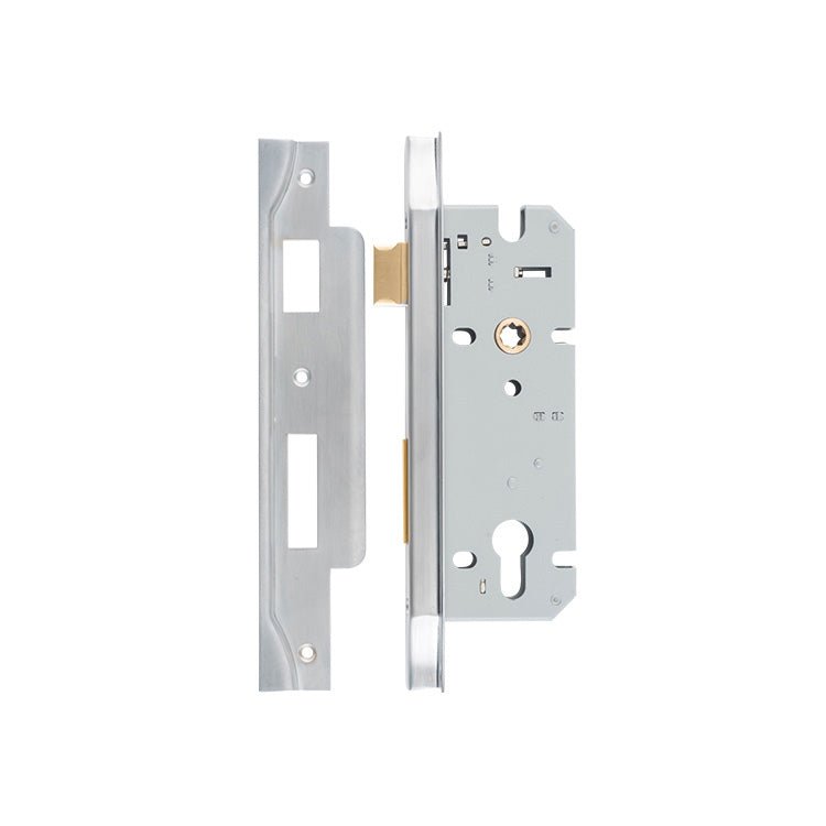 IVER 85mm Euro Rebated Mortice Lock – 45mm and 60mm Backset - Entry - Point - 6060 - Iver
