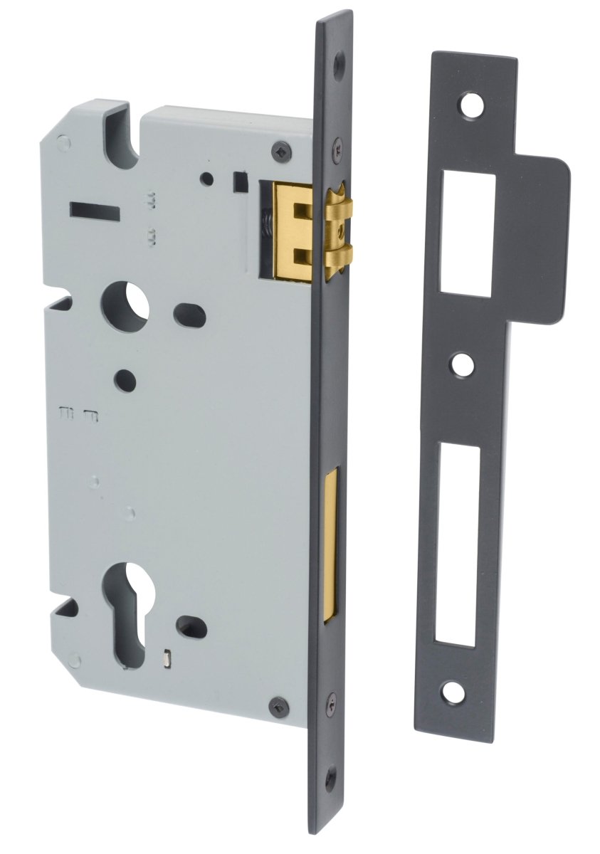 IVER 85mm Euro Roller Mortice Lock – 45mm and 60mm Backset - Entry - Point - 17166 - Iver