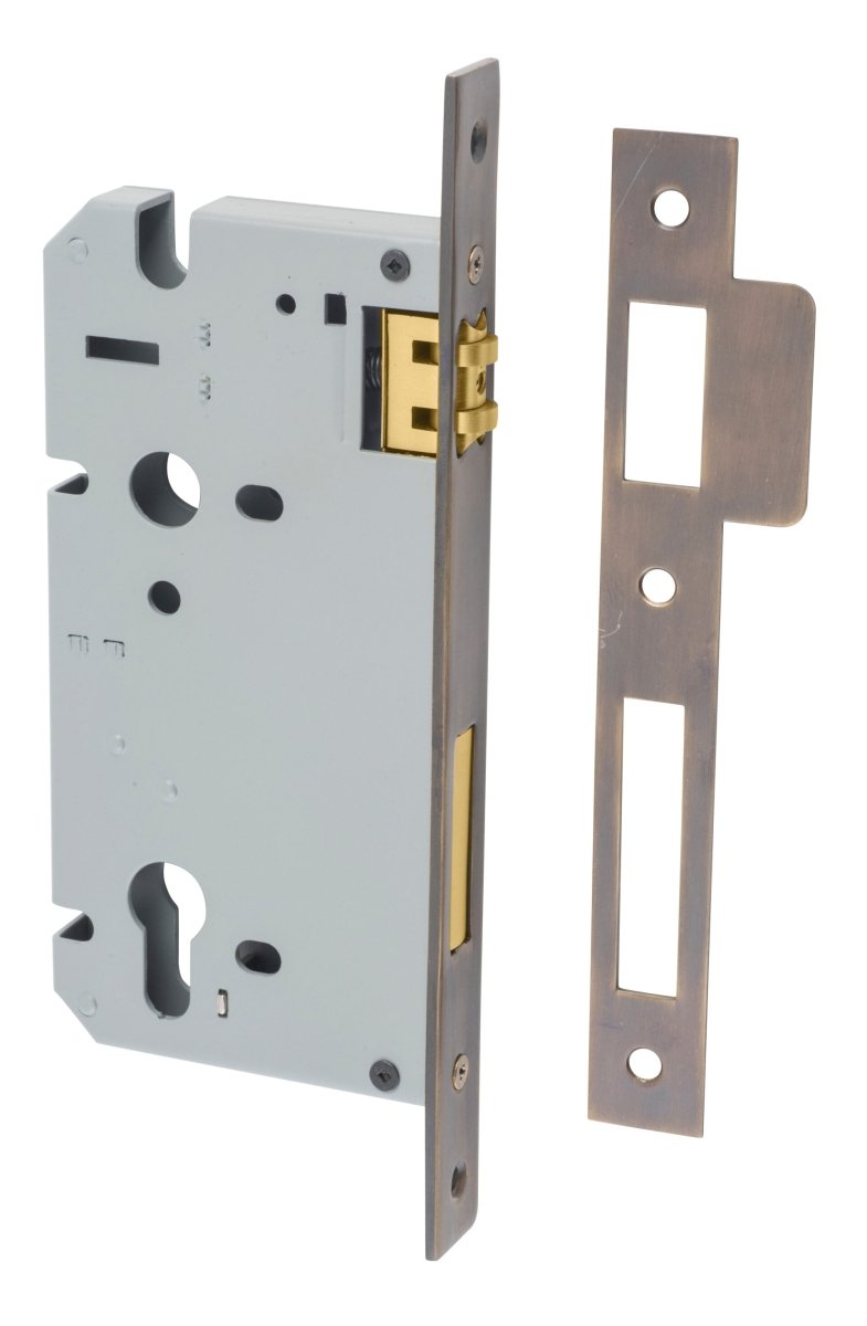 IVER 85mm Euro Roller Mortice Lock – 45mm and 60mm Backset - Entry - Point - 6039 - Iver