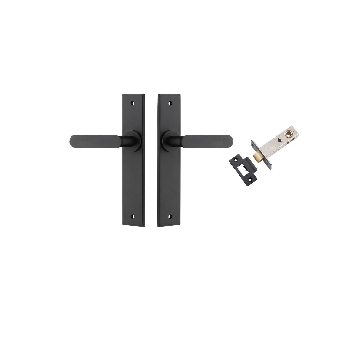 IVER Bronte Lever on Chamfered Backplate – Multiple Finishes Available - Entry - Point - 12784KPASS60 - Iver