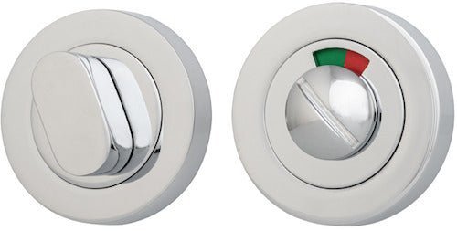 IVER Round Privacy Turn with Indicator - Multiple Finishes Available - Entry - Point - 20074 - Iver
