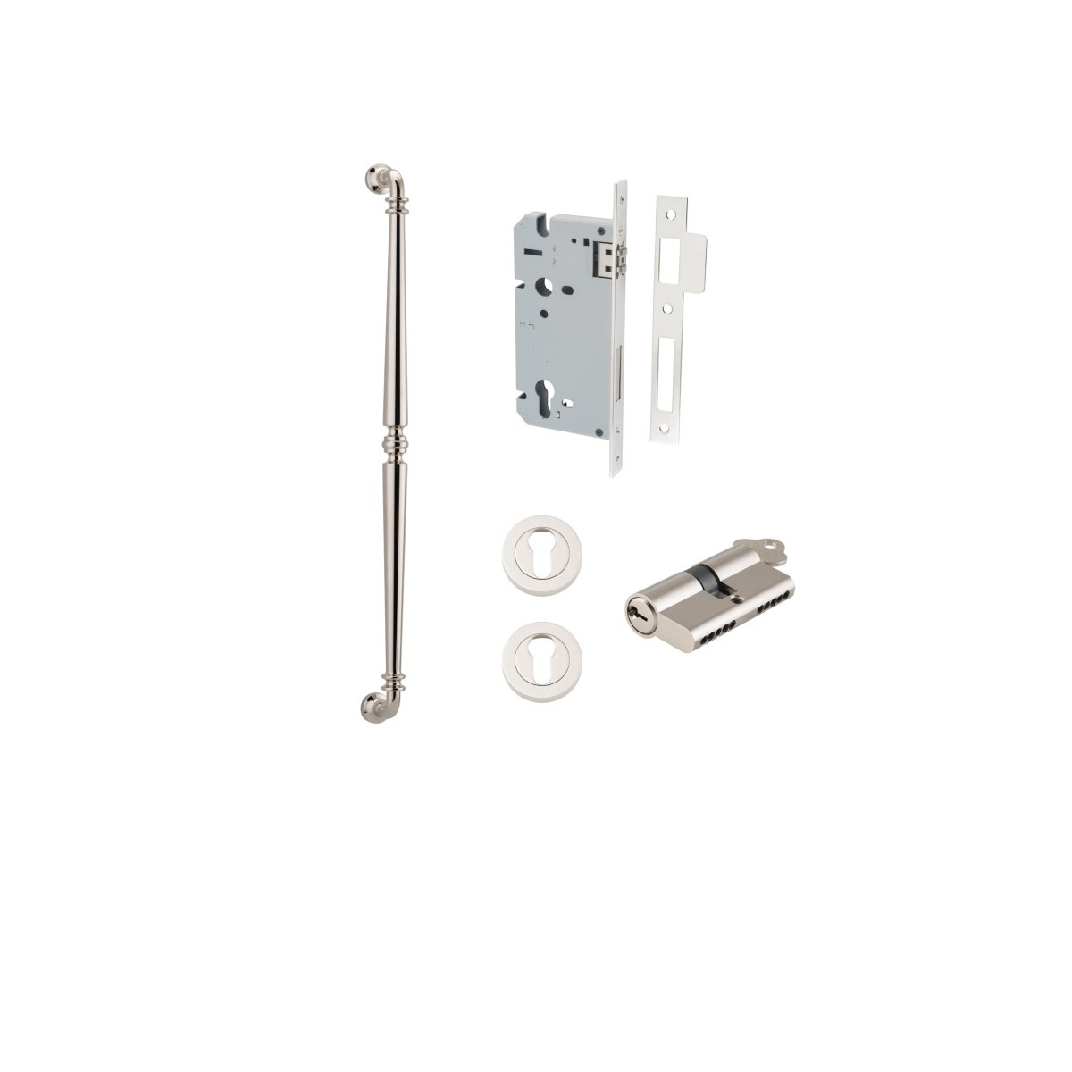 IVER Sarlat Solid Brass Pull Handles – Multiple Finishes Available - Entry - Point - 20057KENTR60KK - Iver