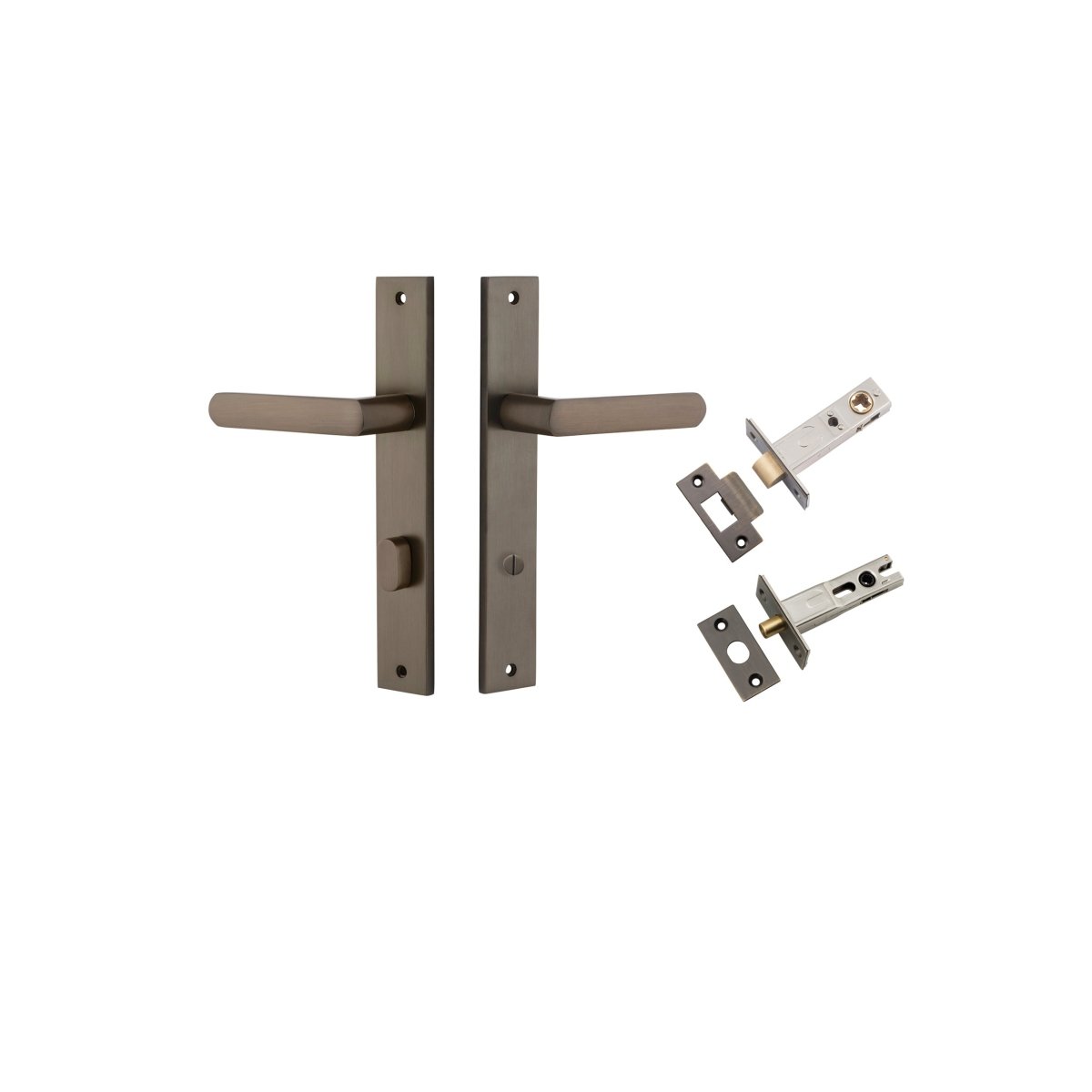 Osaka Lever - Rectangular Backplate - Entry - Point - 10860KPRIV60 - Iver
