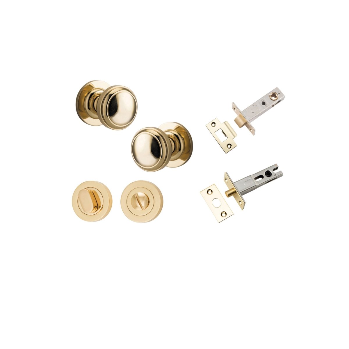 Paddington Knob - Round Rose - Entry - Point - 0210KPRIV60 - Iver