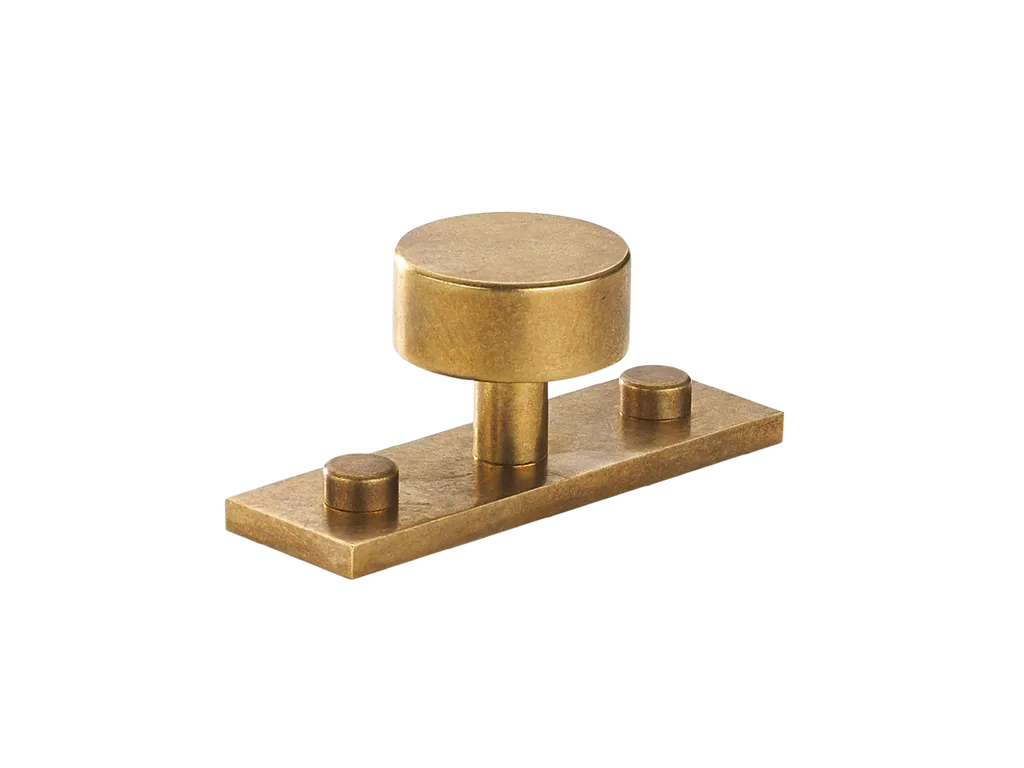 MIX Plain Cabinet Knob & Backplate By Armic Martin